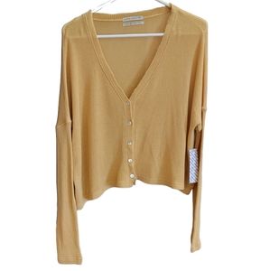 URBAN OUTFITTERS Carmel Butter Cardigan